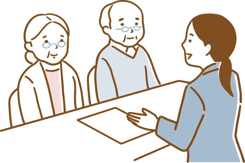 ご本人との面談シーン